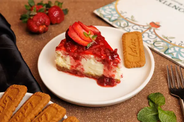 Strawberry cheesecake at Say Fontina